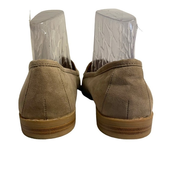 Dress Barn Madison Taupe Tan Faux Suede Tassel Flats Size 9 - Picture 5 of 11